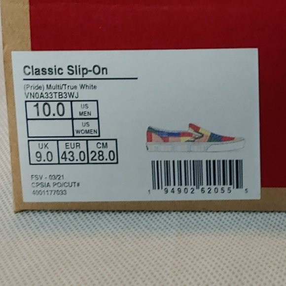 Van's Pride Slip-ons M- 10 / W- 11.5 - Picture 6 of 6